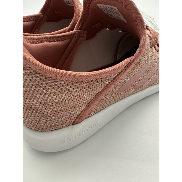 ADIDAS womens 10 Pink dusty rose cloudfoam running shoes sneakers - Picture 5 of 9